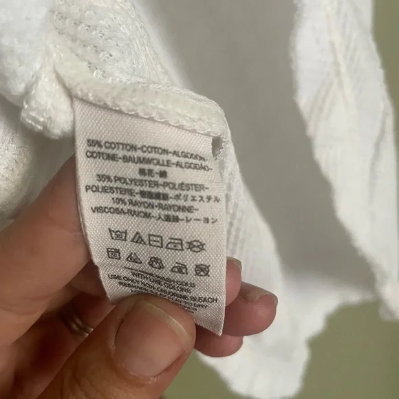 We The Free White Long Sleeve Blouse - Picture 7 of 7